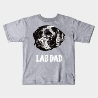 Labrador Retriever Dad Kids T-Shirt